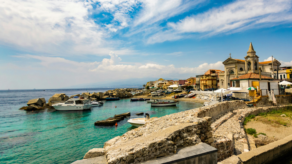 View of Sicily